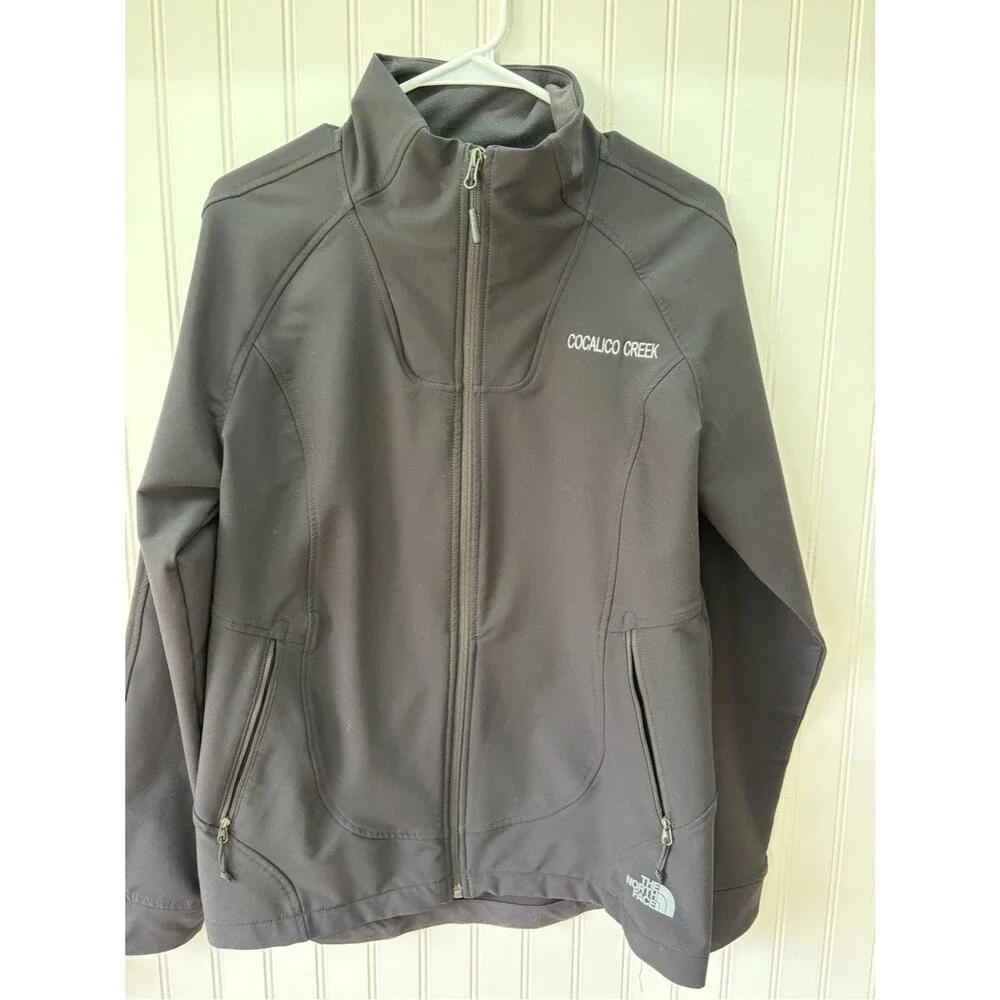The North Face Black Softshell full zip Performance Jacket